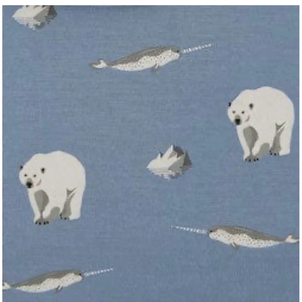 Kyte baby Artic Blue Polar Bear Print Pajama Set size 10
